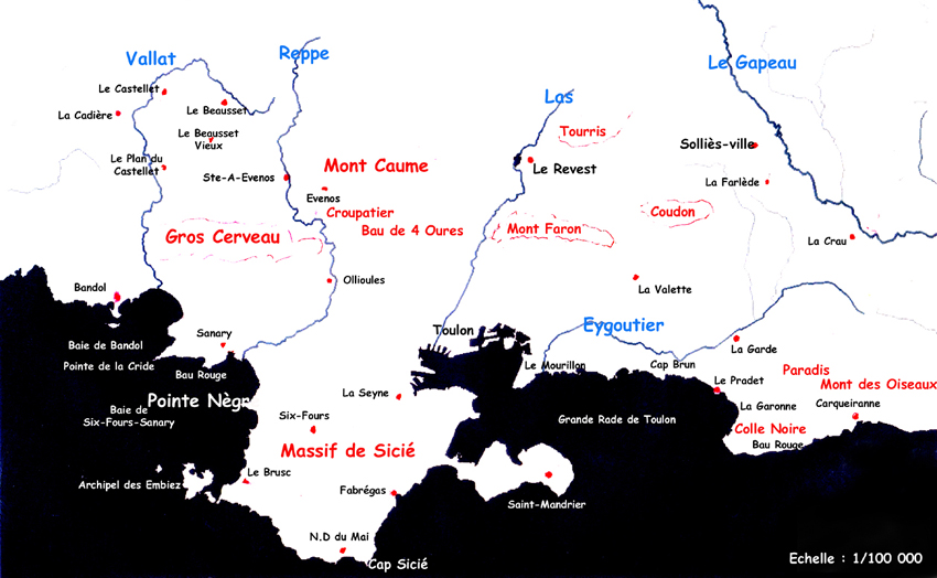 Hydrographie Toulon